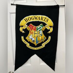 Harry Potter "Hogwarts" hanging banner.
